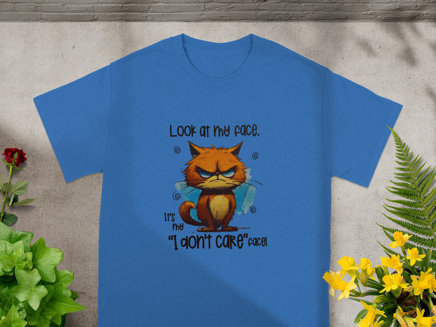Look at My Face It's My I Don't Care Face Shirt