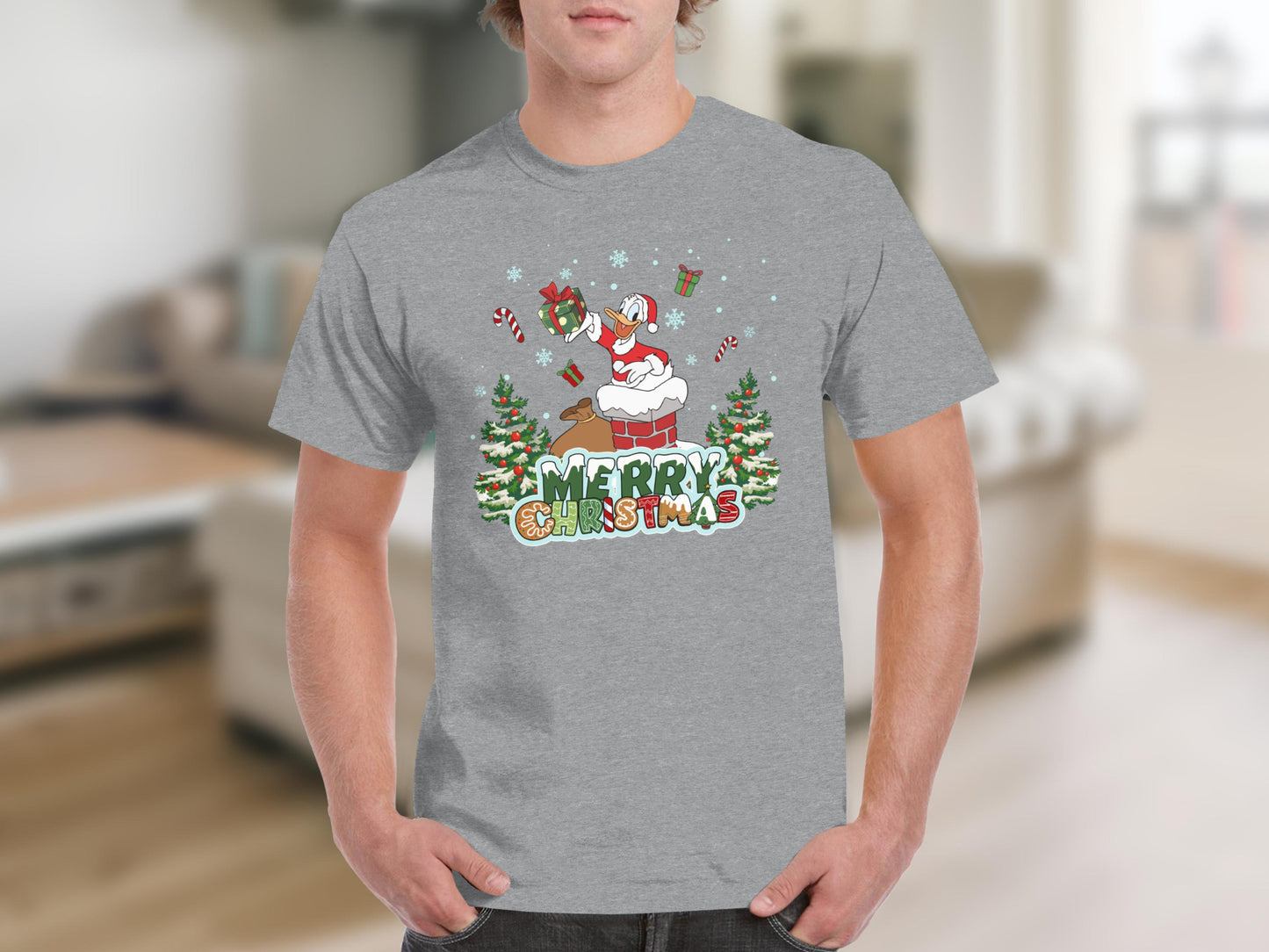 Fun Festive Merry Christmas Graphic T-Shirt