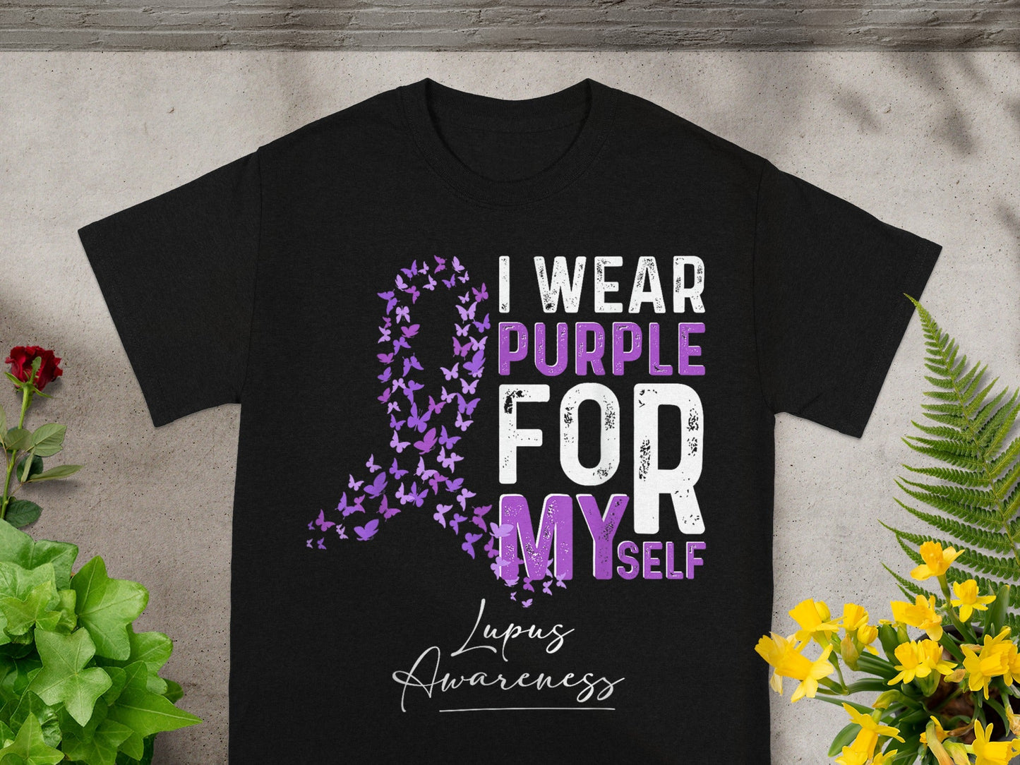 I Wear Purple For Myself Lupus Awareness T-shirt