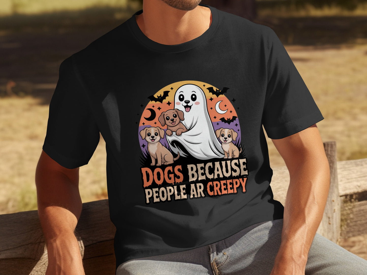 Dogs Because People Are Creepy Halloween T-shirt
