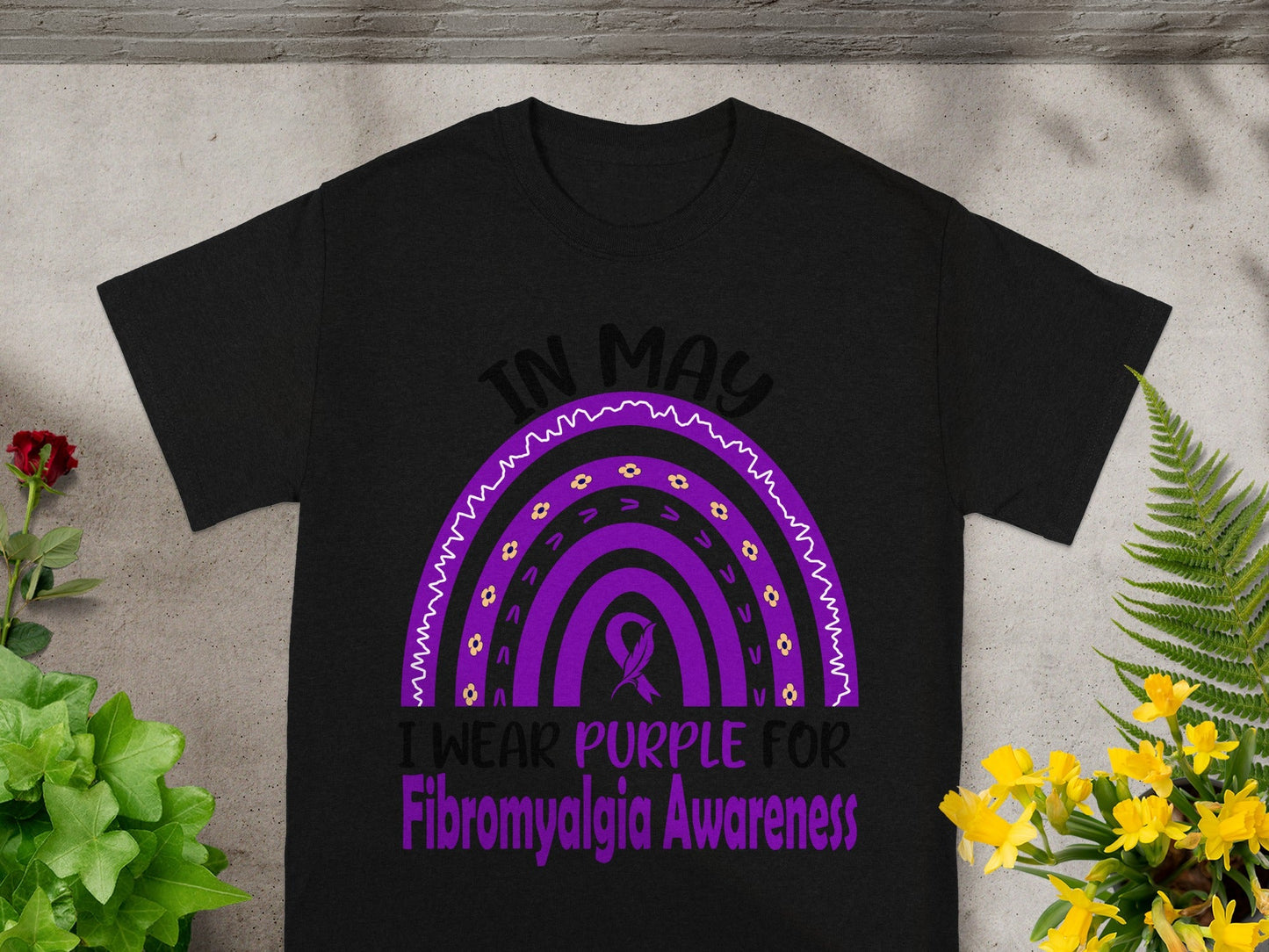 In May I Wear Purple for Fibromyalgia Awareness Shirt