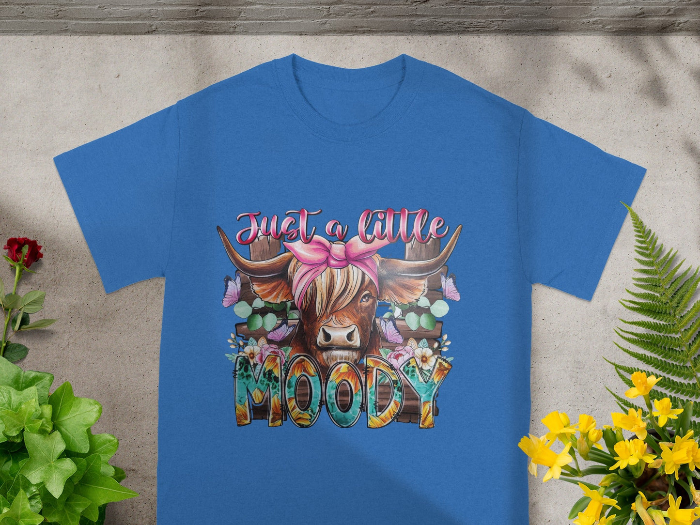 Just A Little Moody Fun Graphic T-Shirt For Women