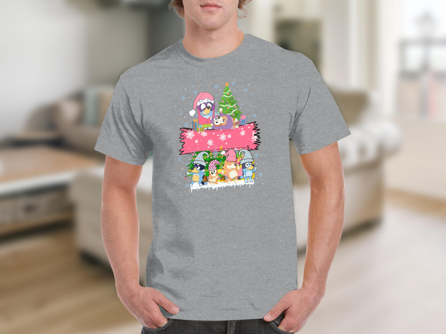 Festive Cartoon Animals Christmas Celebration T-shirt