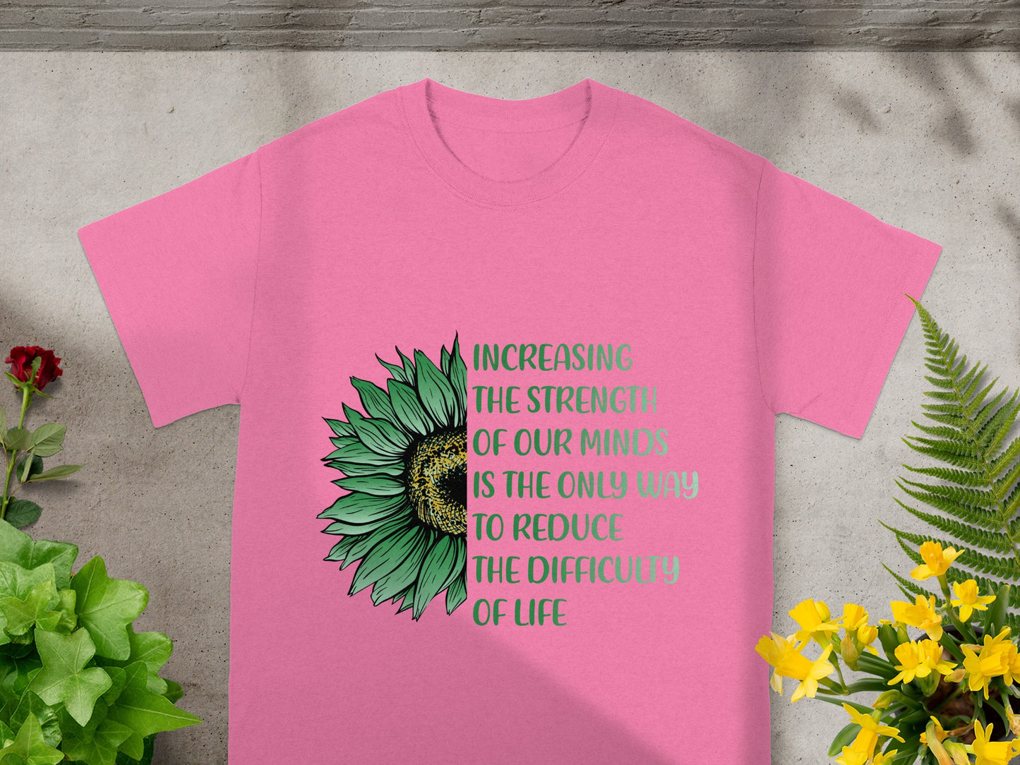 Increasing The Strength Of Our Minds Pink Shirt