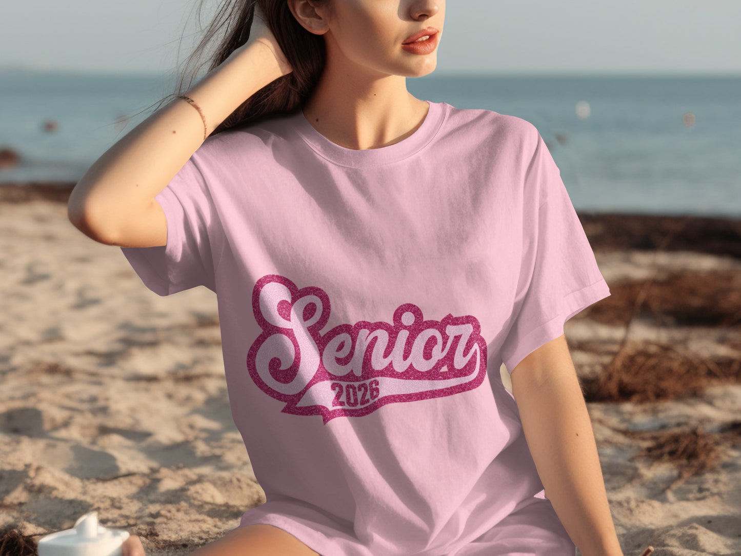 Senior 2026 Graphic Pink T-Shirt product