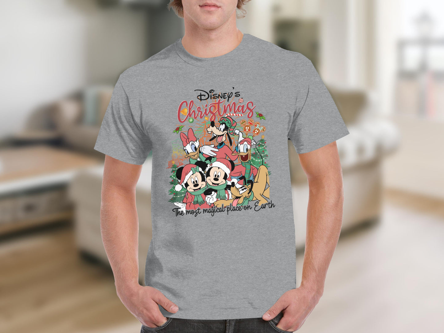 Disney's Christmas The Most Magical Place on Earth T-shirt