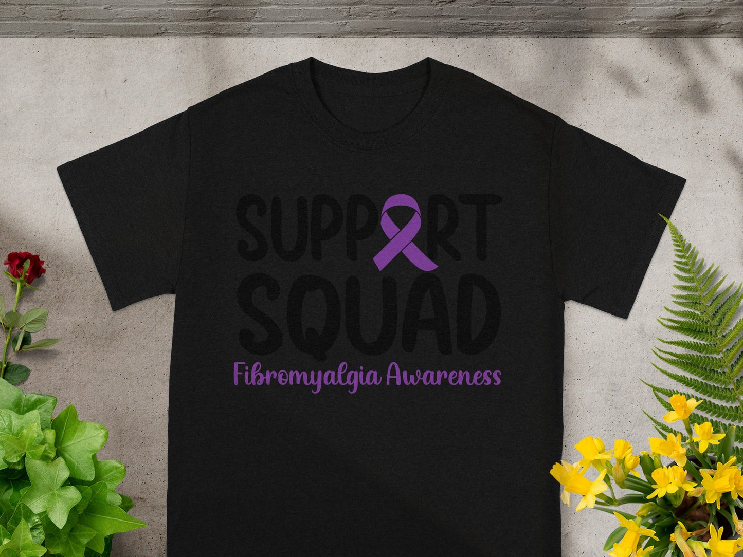 Support Squad Fibromyalgia Awareness T-shirt