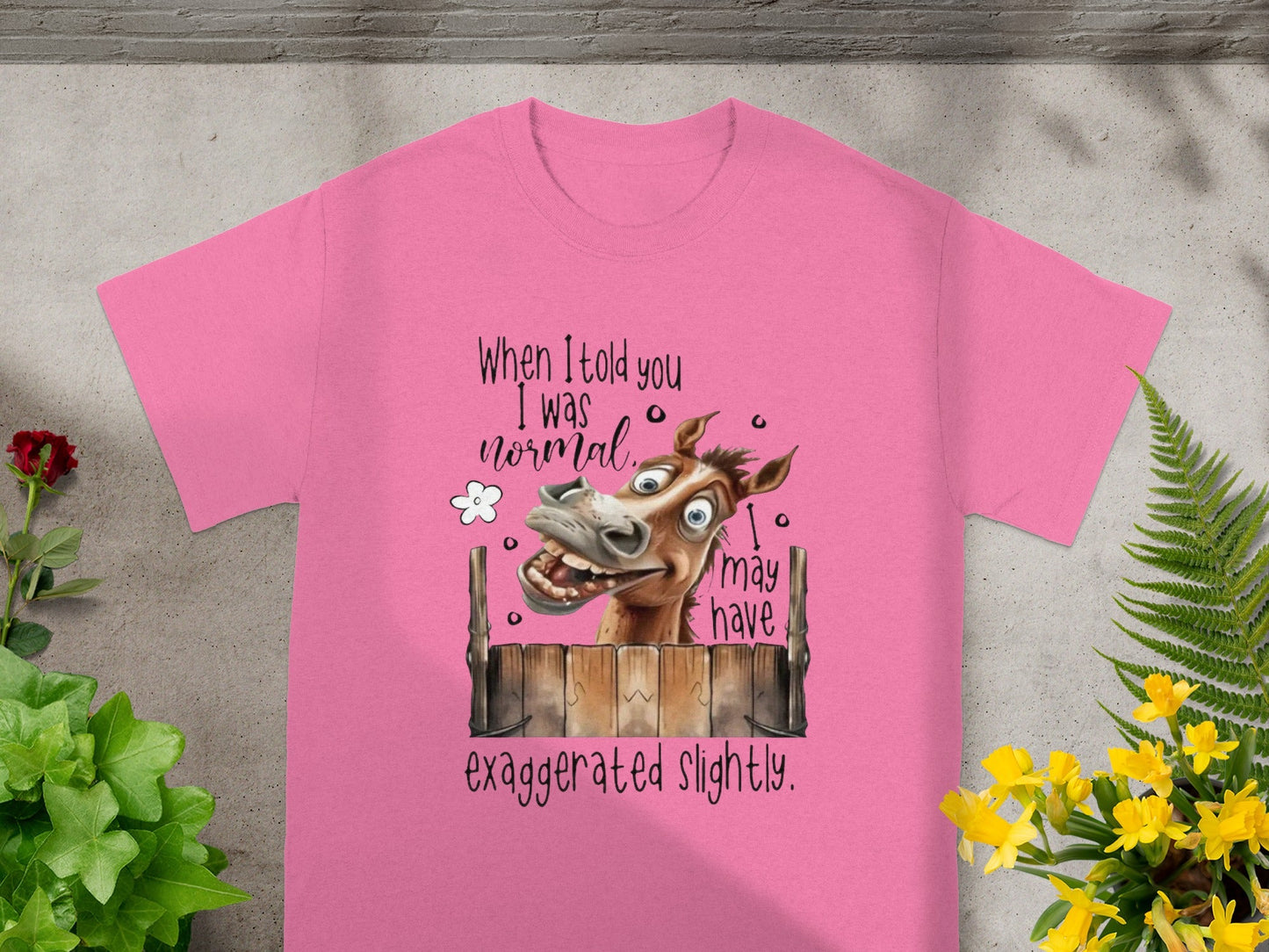 When I Told You I Was Normal Funny Donkey T-shirt