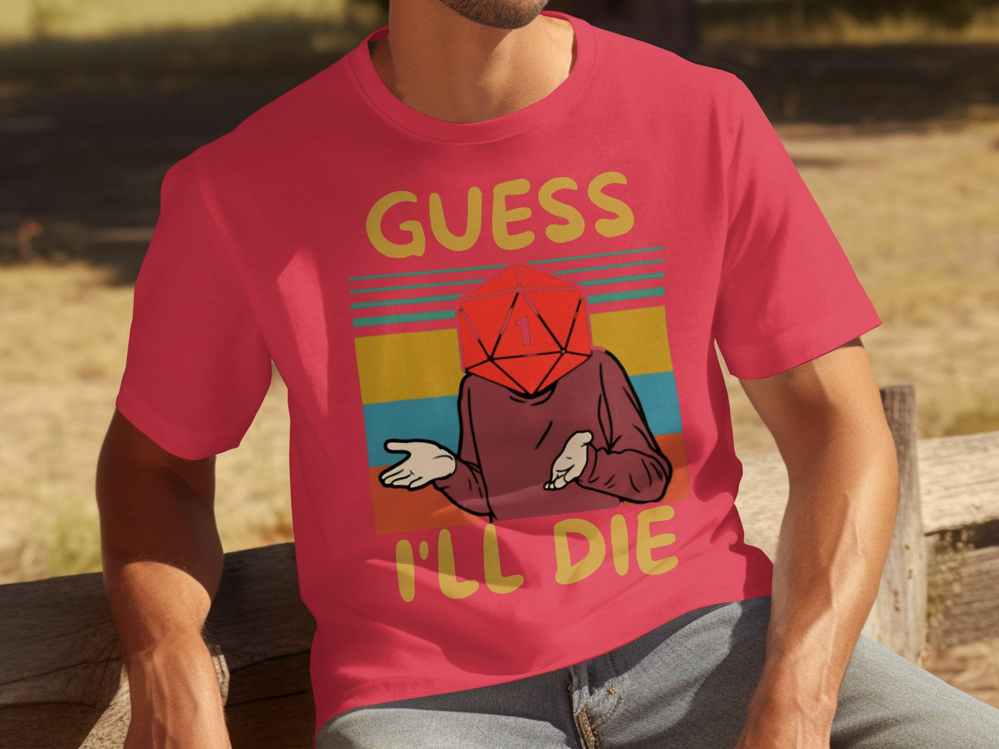 Guess I'll Die Statement Graphic T-Shirt