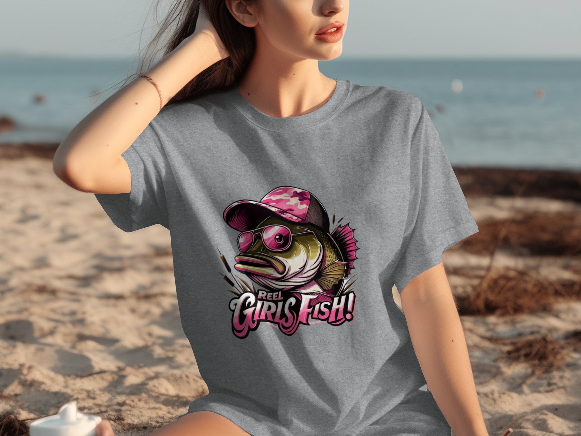 Reel Girls Fish Graphic T-Shirt for Anglers