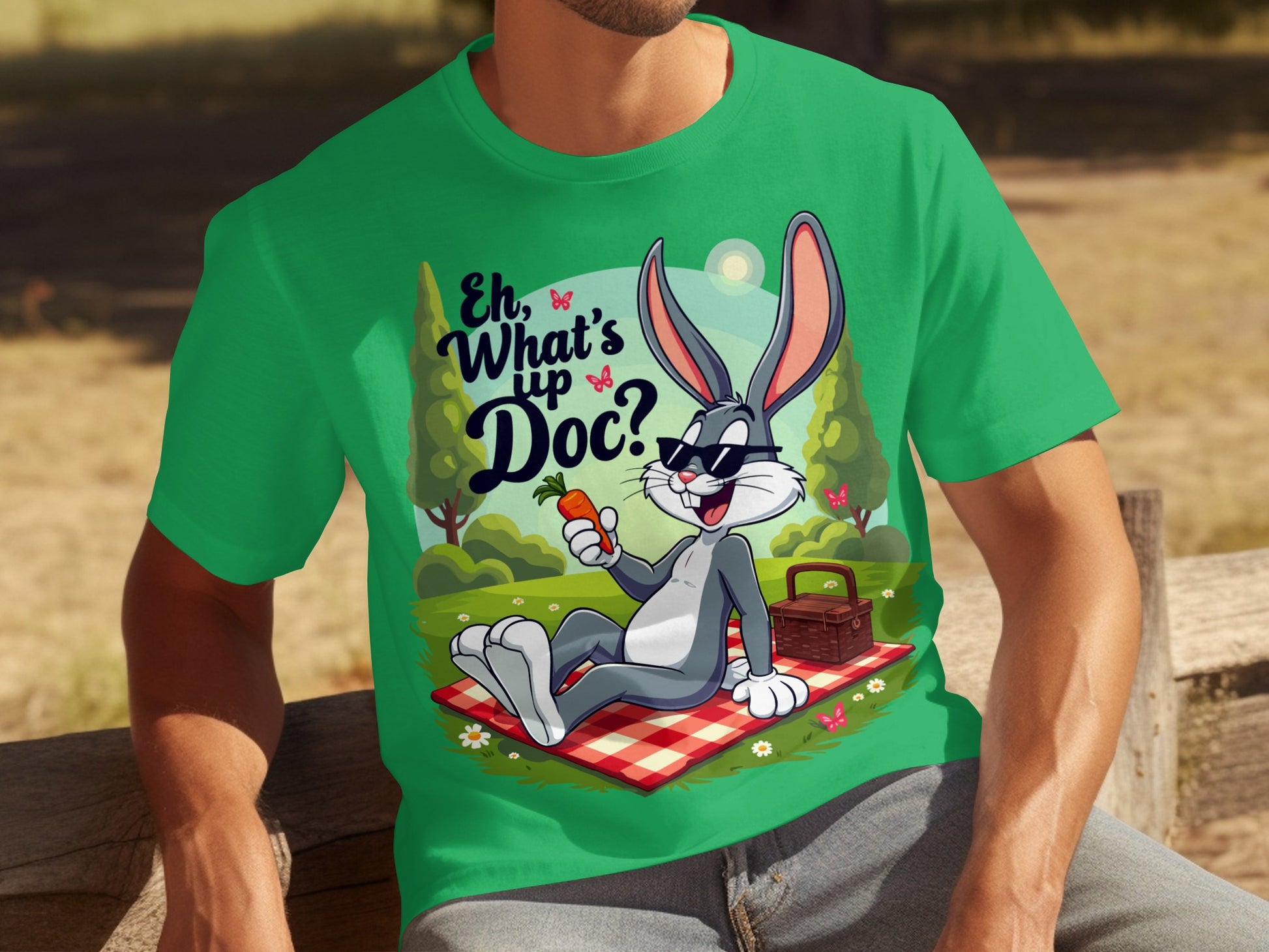 Bugs Bunny Eh What's Up Doc Graphic T-shirt