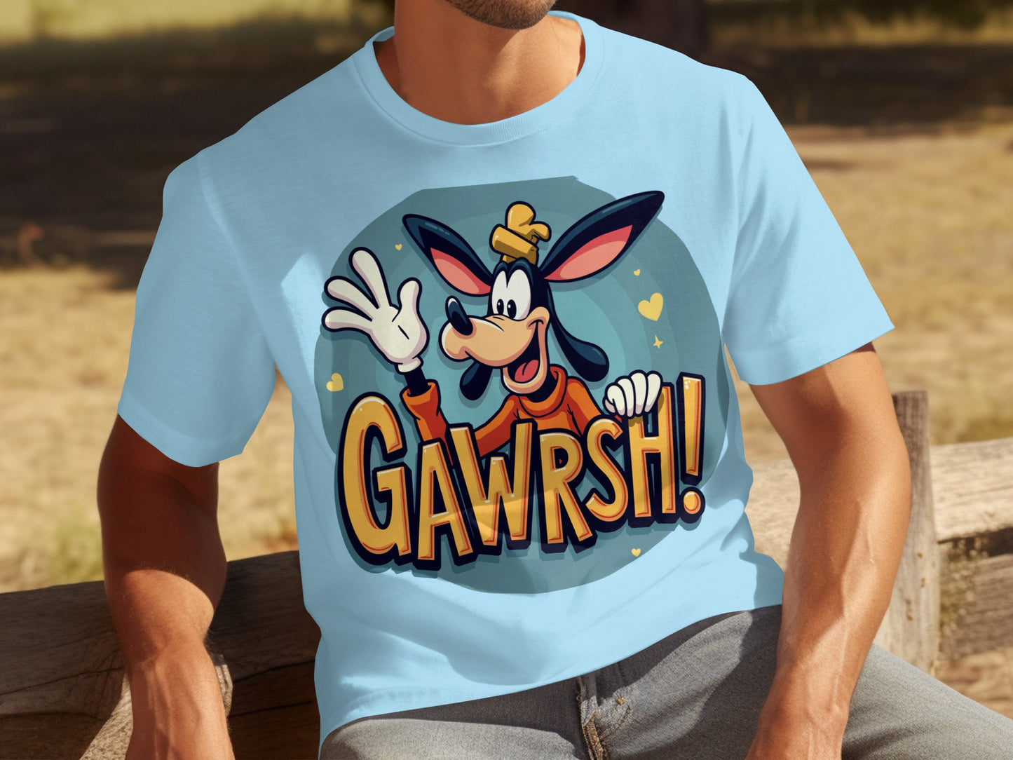 Gawrsh Cartoon Character Graphic T-Shirt