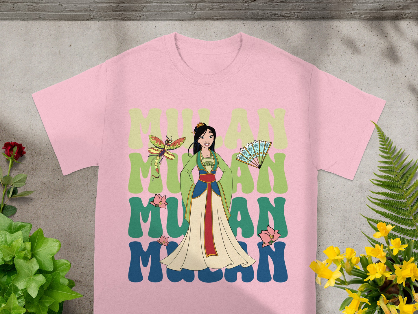 Mulan: Warrior Spirit Retro T-Shirt