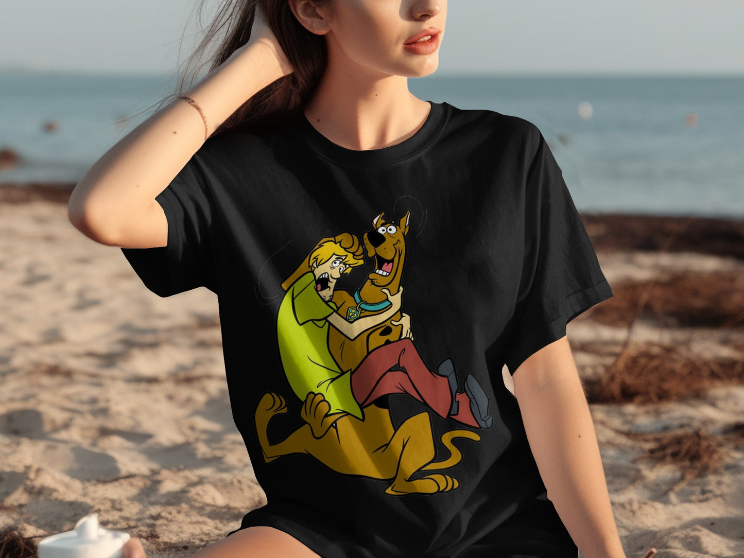 Scooby-Doo and Shaggy Cartoon Character T-shirt