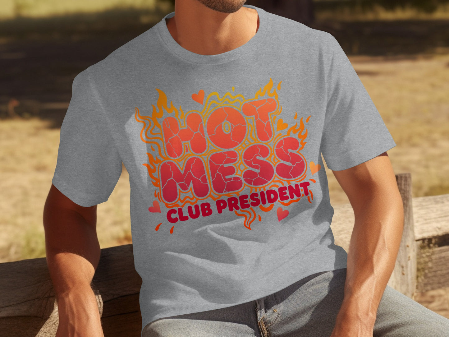 Hot Mess Club President Graphic T-shirt
