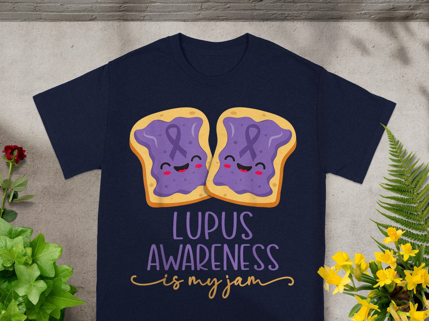 Lupus Awareness Is My Jam Cute Toast T-Shirt