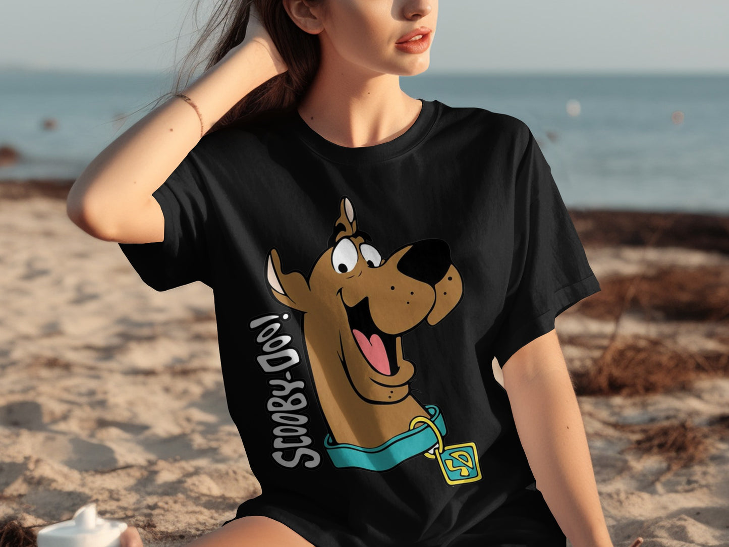 Scooby-Doo Animated Character Print T-shirt
