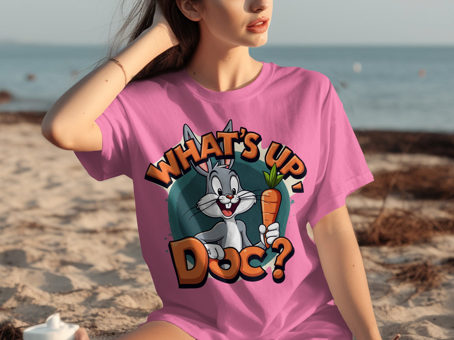 What's Up Doc Cartoon Character Graphic T-Shirt