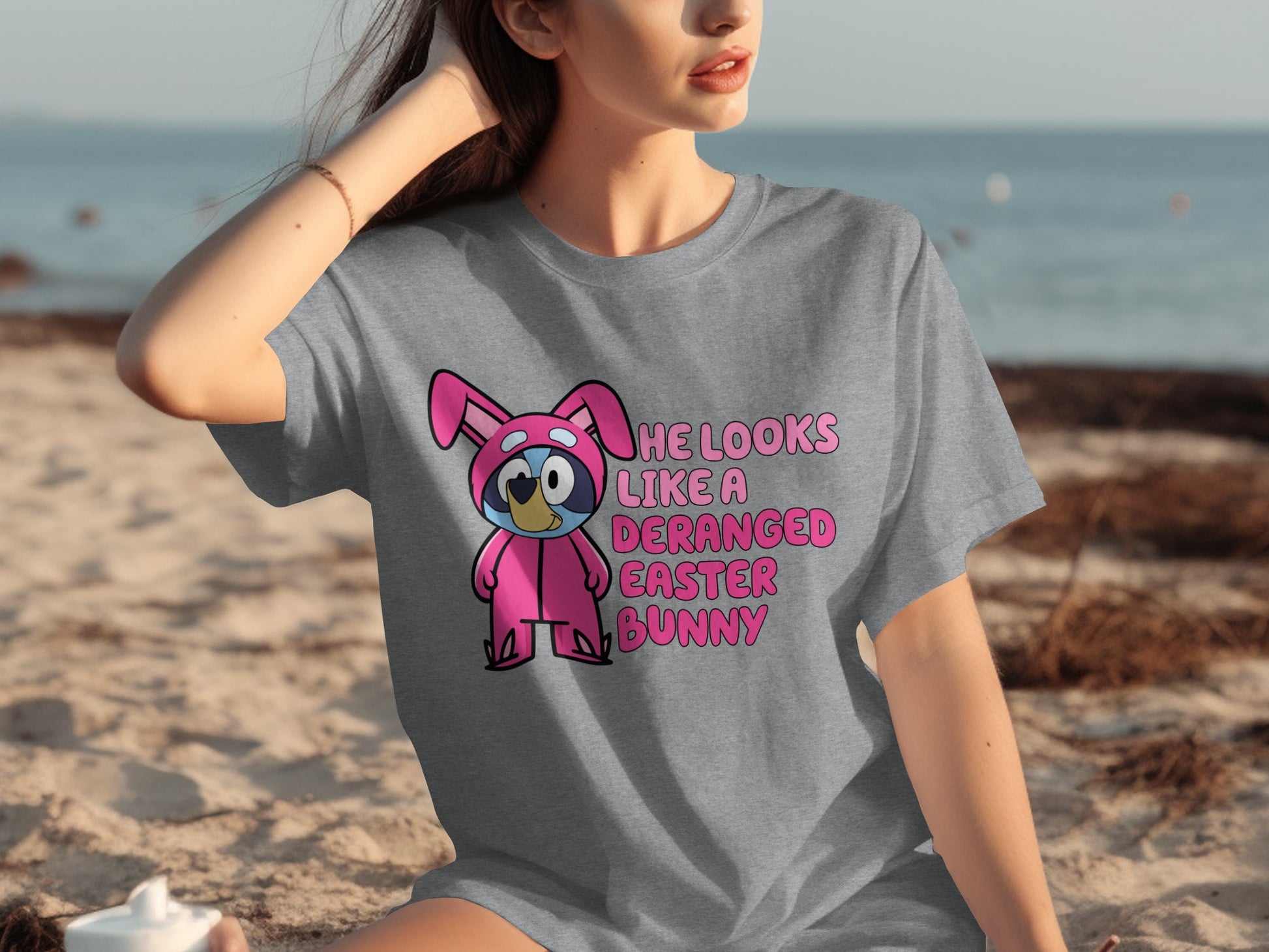 He Looks Like a Deranged Easter Bunny T-Shirt