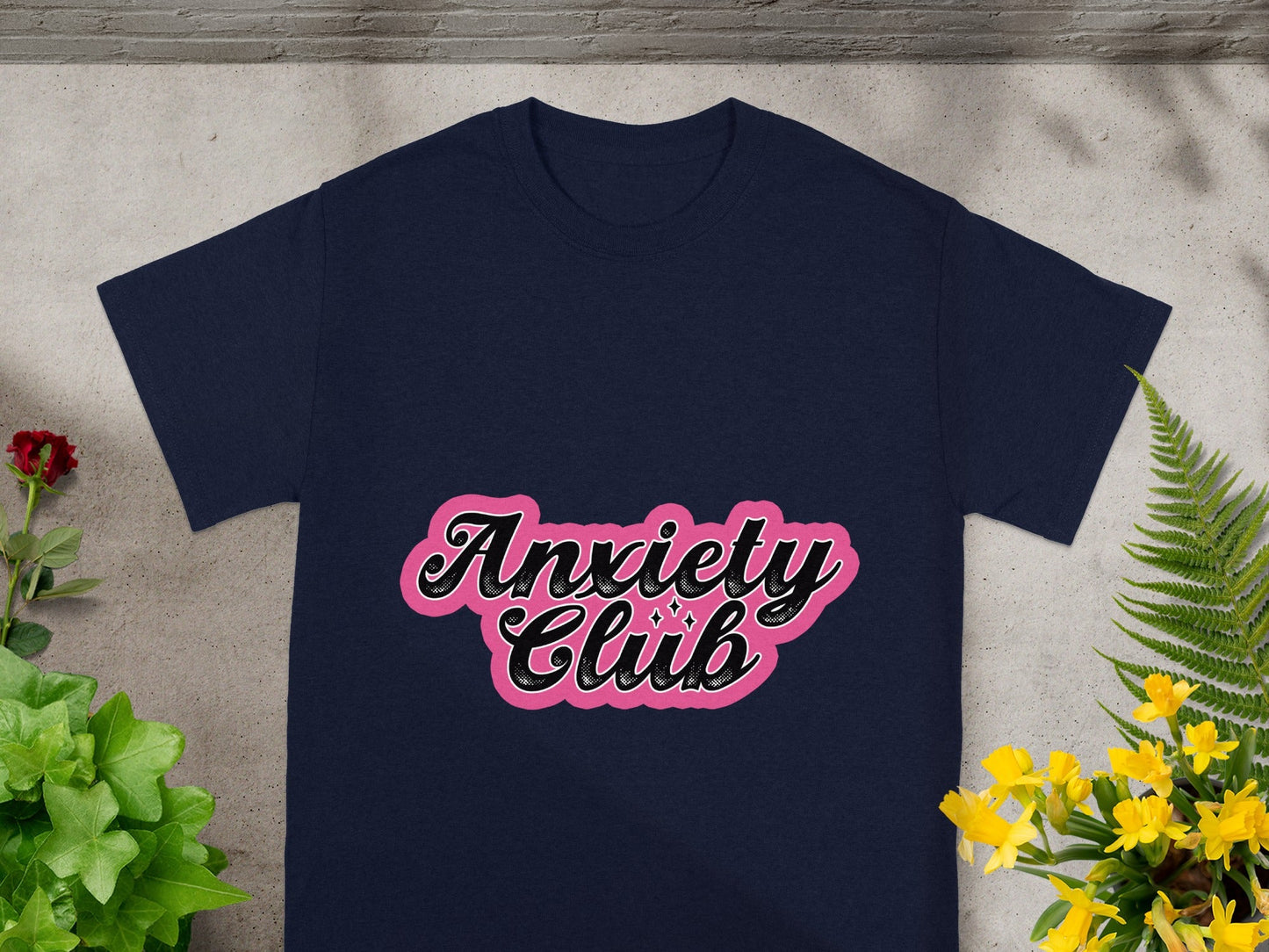 Anxiety Club Graphic Tee shirt