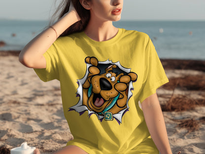 Scooby-Doo Character Graphic Yellow T-Shirt