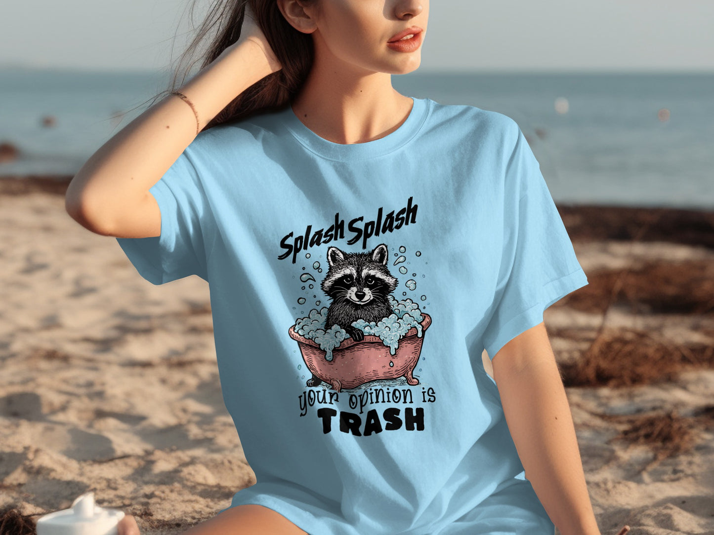Splash Splash Your Opinion Is Trash Graphic Tee
