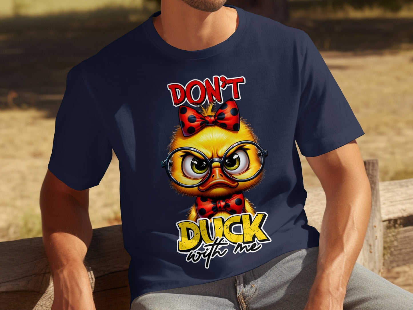 Don't Duck With Me Cute Duck Graphic T-shirt Product