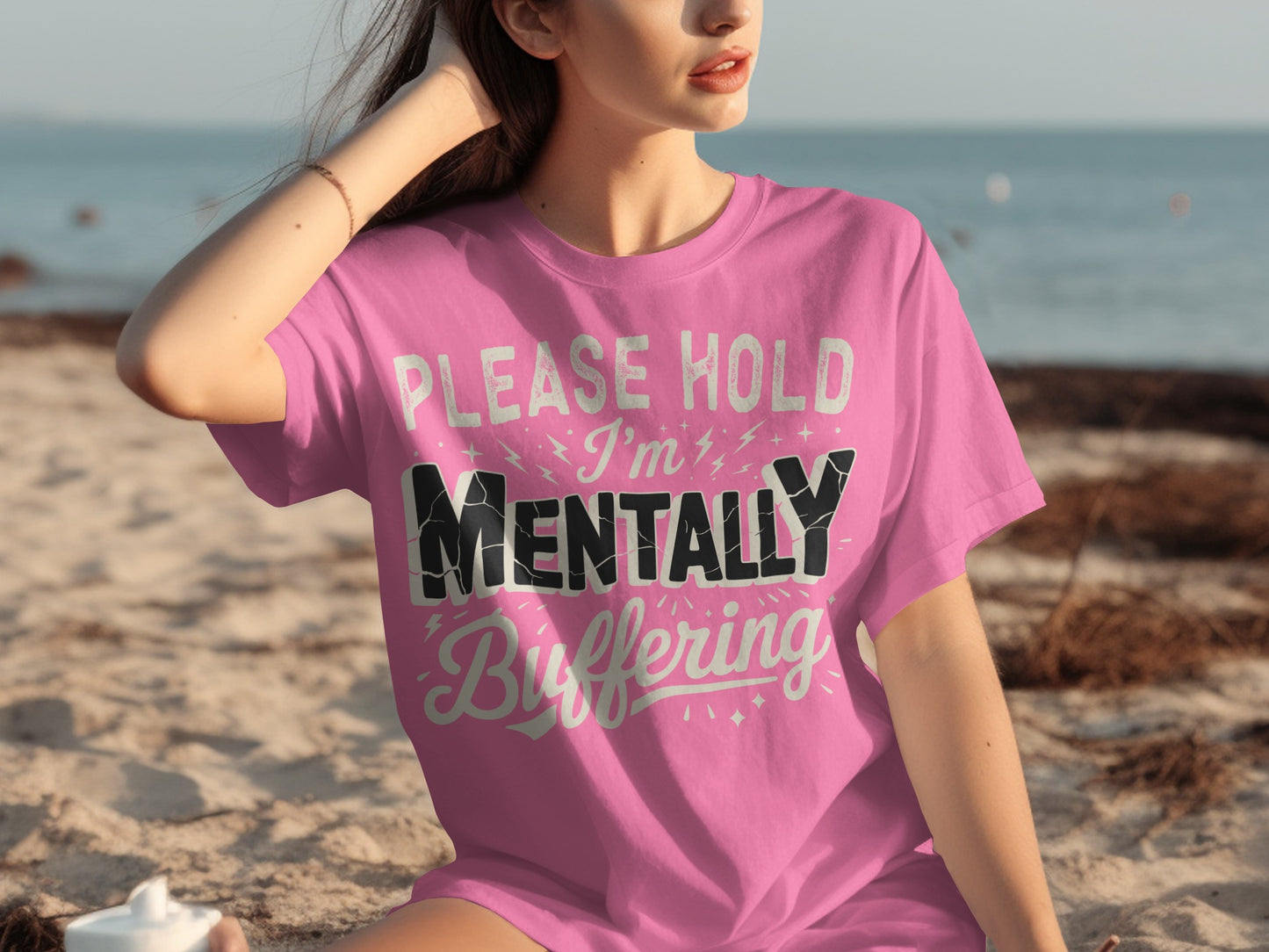 Please Hold I'm Mentally Buffering T-shirt