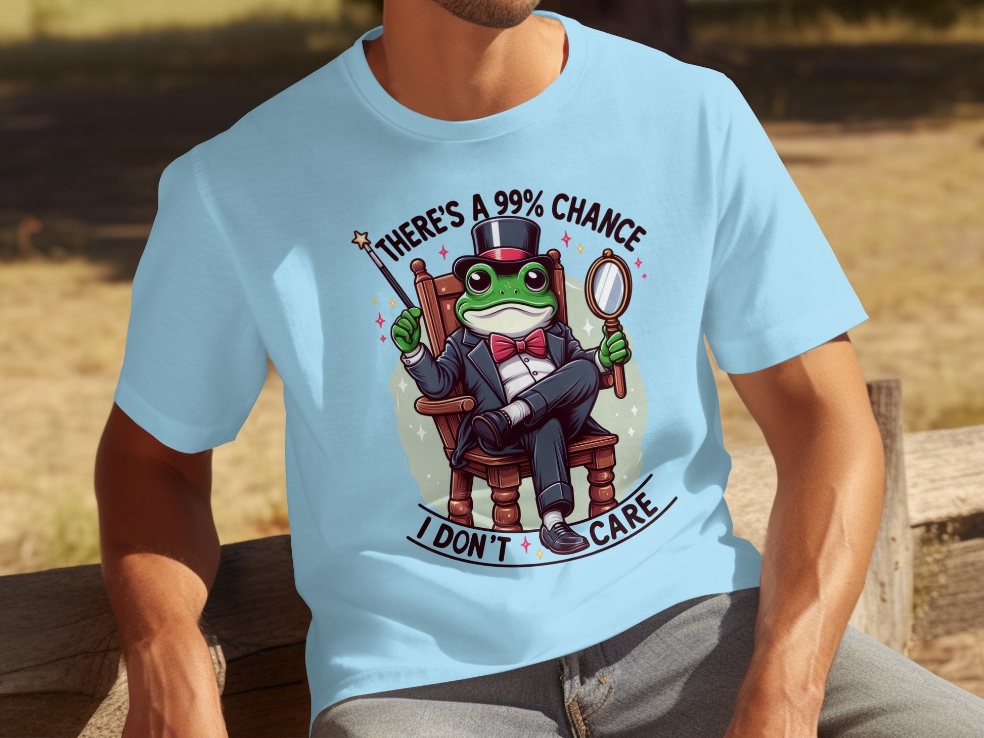 There's A 99% Chance I Don't Care Frog T-Shirt