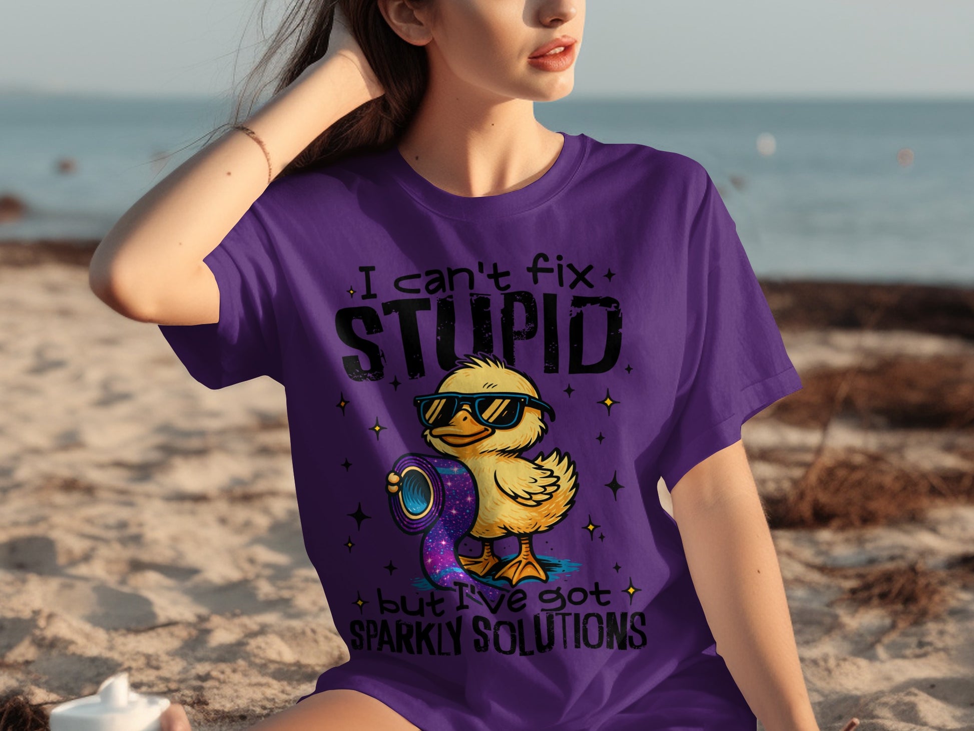 I Can't Fix Stupid Sparkly Solutions T-Shirt