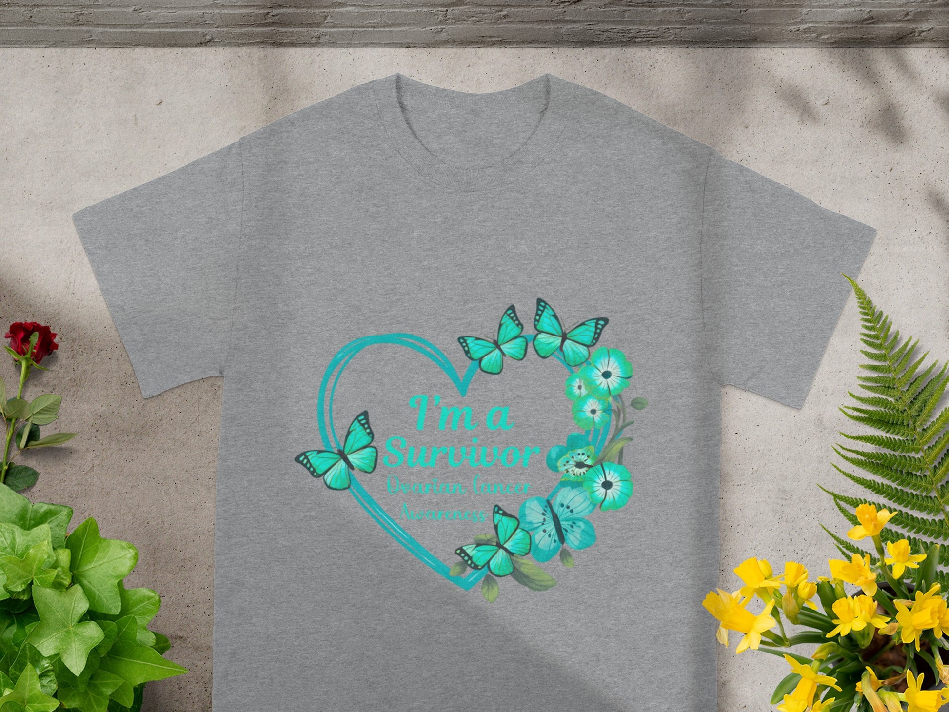 I'm a Survivor Ovarian Cancer Awareness T-shirt