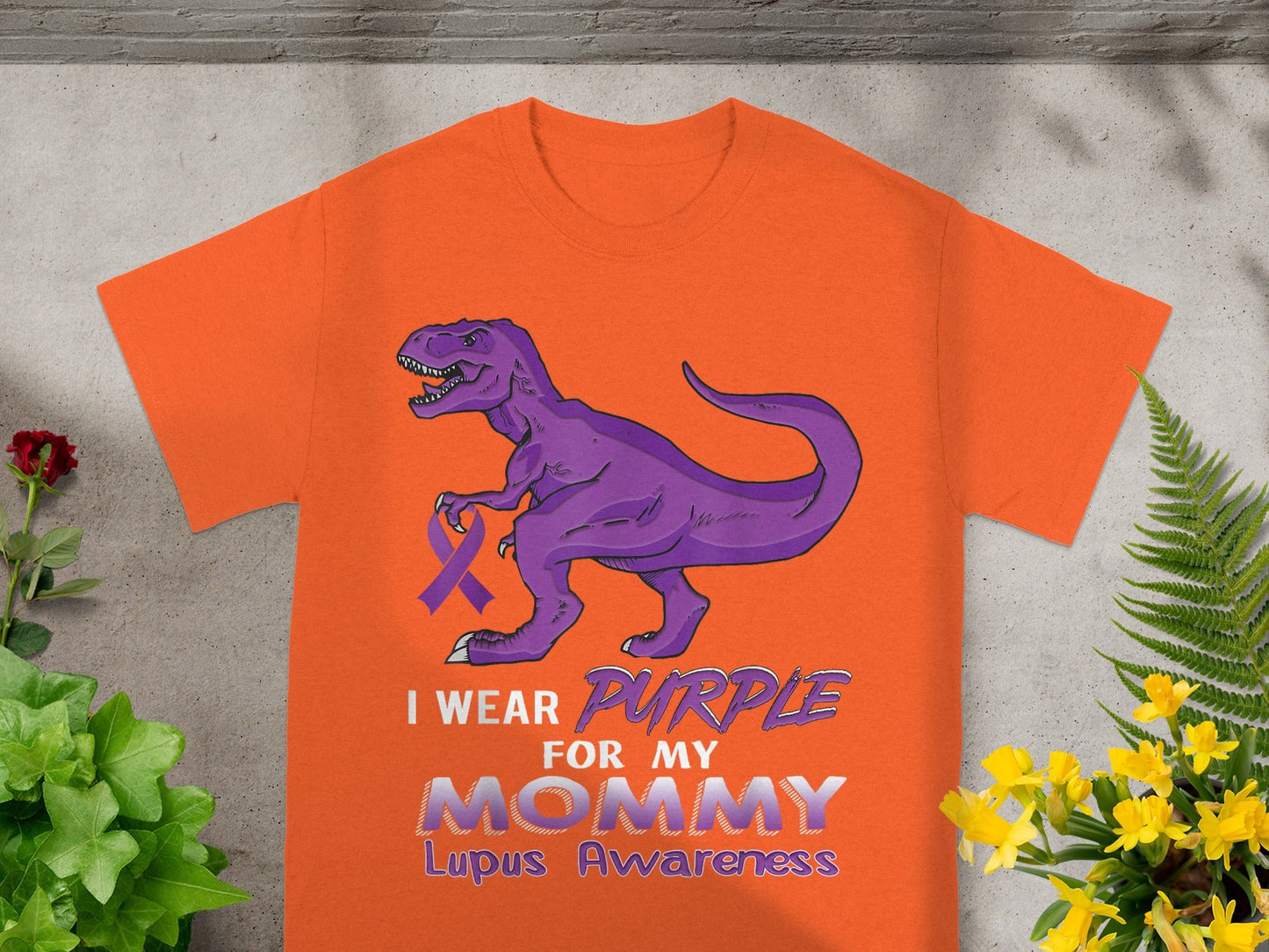 I Wear Purple for My Mommy Lupus Awareness Shirt