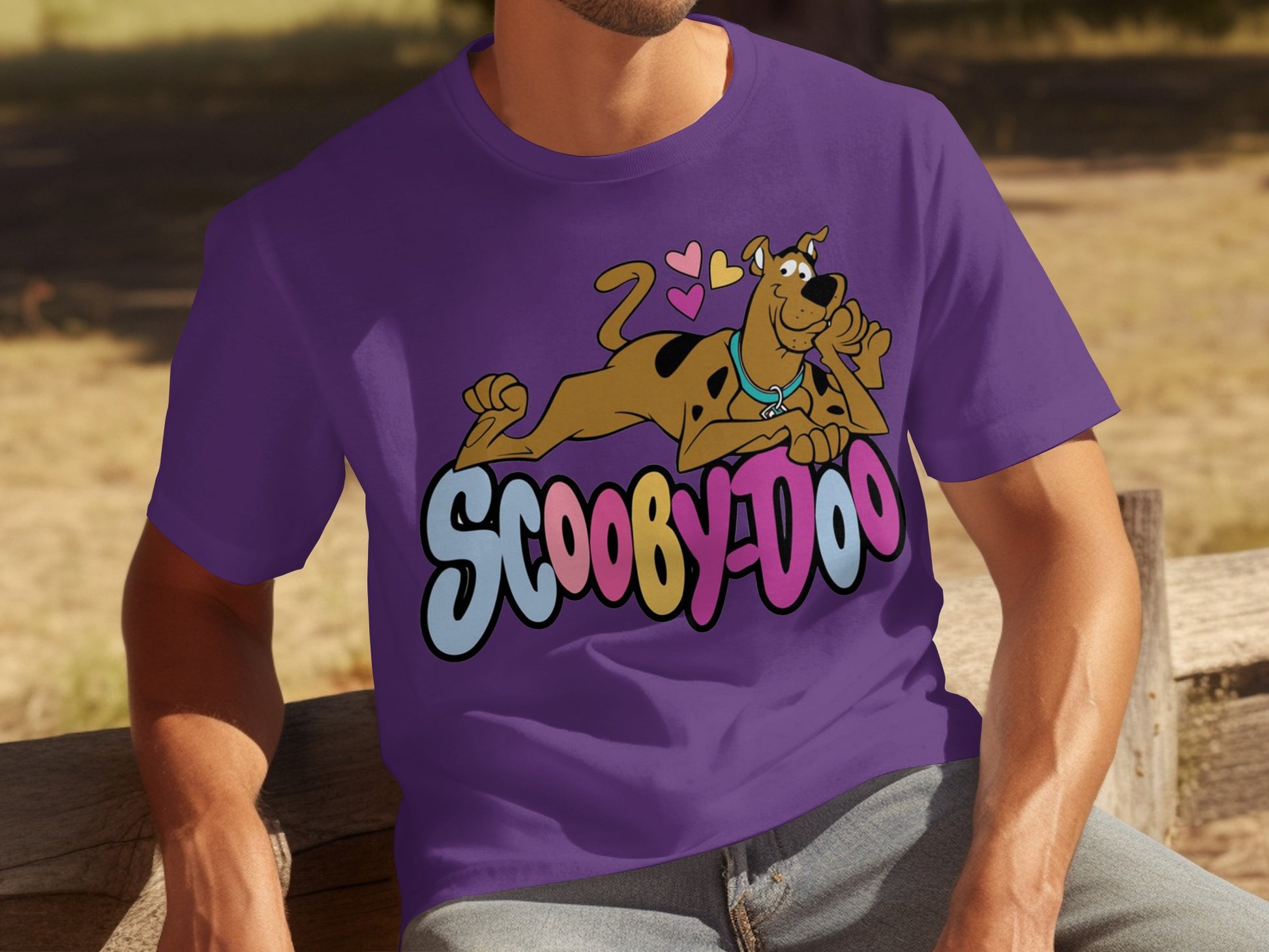 Scooby-Doo Graphic Purple T-Shirt for Fans