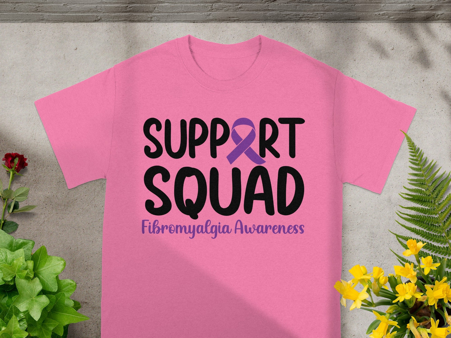Support Squad Fibromyalgia Awareness T-Shirt