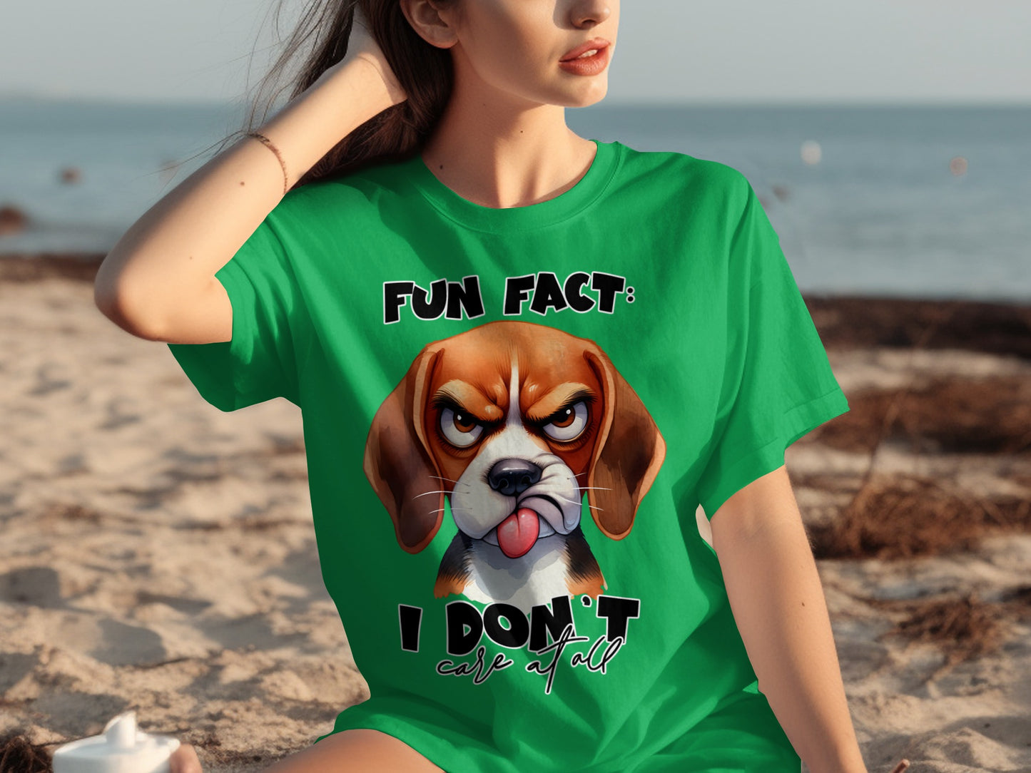 Fun Fact I Don't Care At All Statement T-Shirt