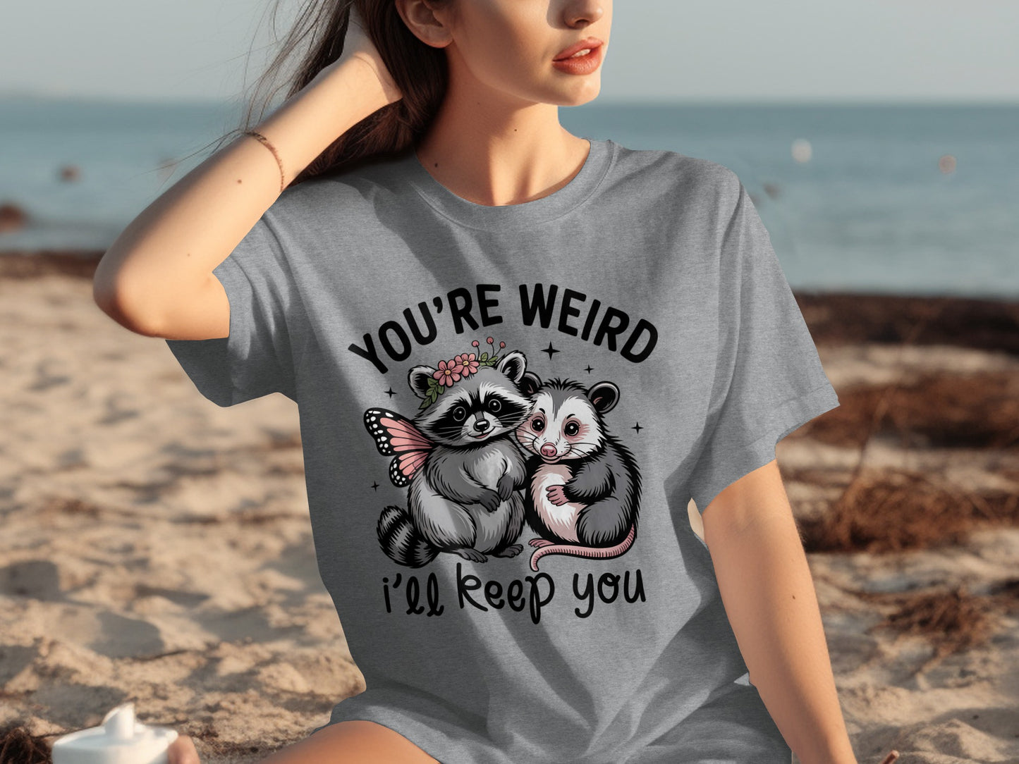 You're Weird I'll Keep You Funny Animal Friends Tee