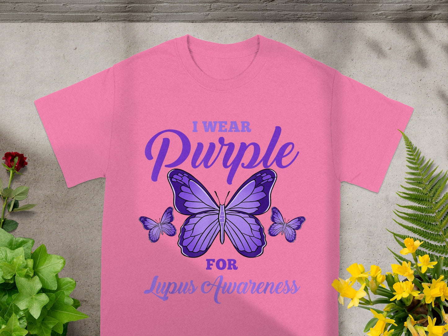 I Wear Purple for Lupus Awareness T-Shirt Product