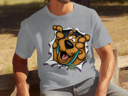 Scooby-Doo Cartoon Breakout Graphic T-Shirt