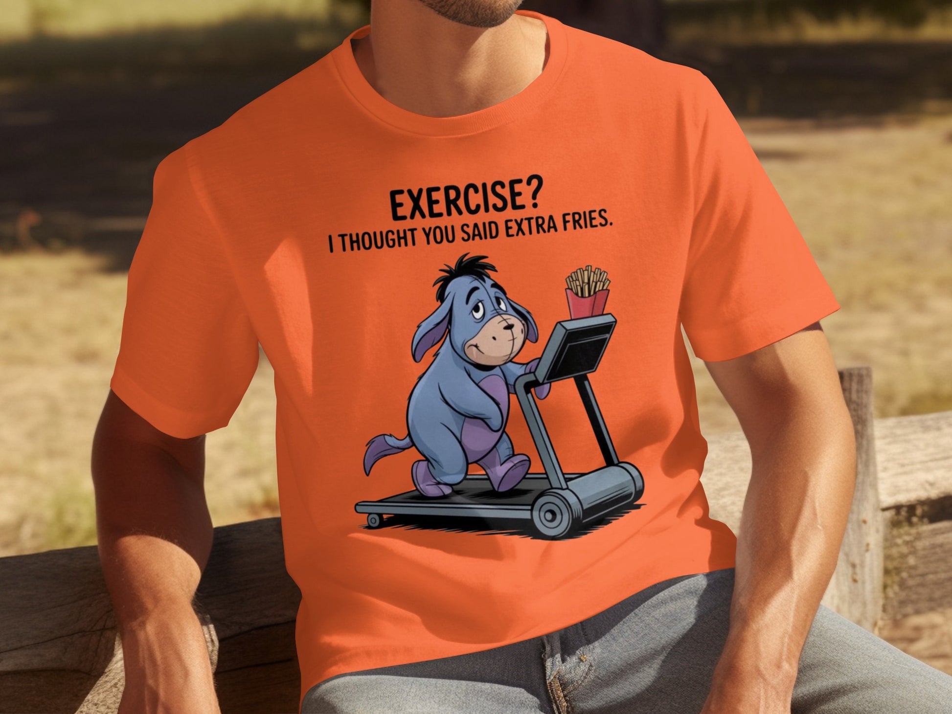 Exercise I Thought You Said Extra Fries T-Shirt
