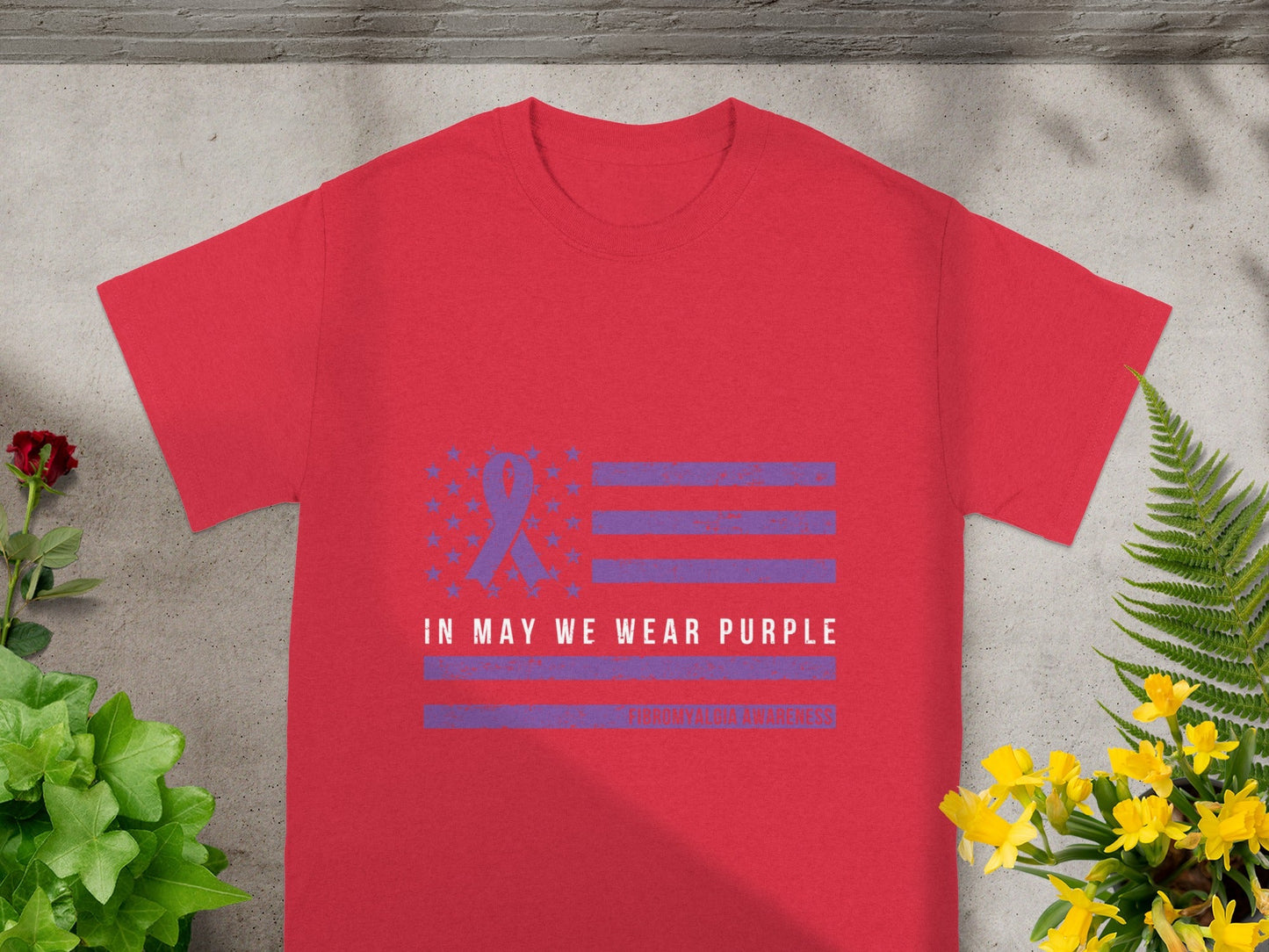 In May We Wear Purple Fibromyalgia Awareness Shirt