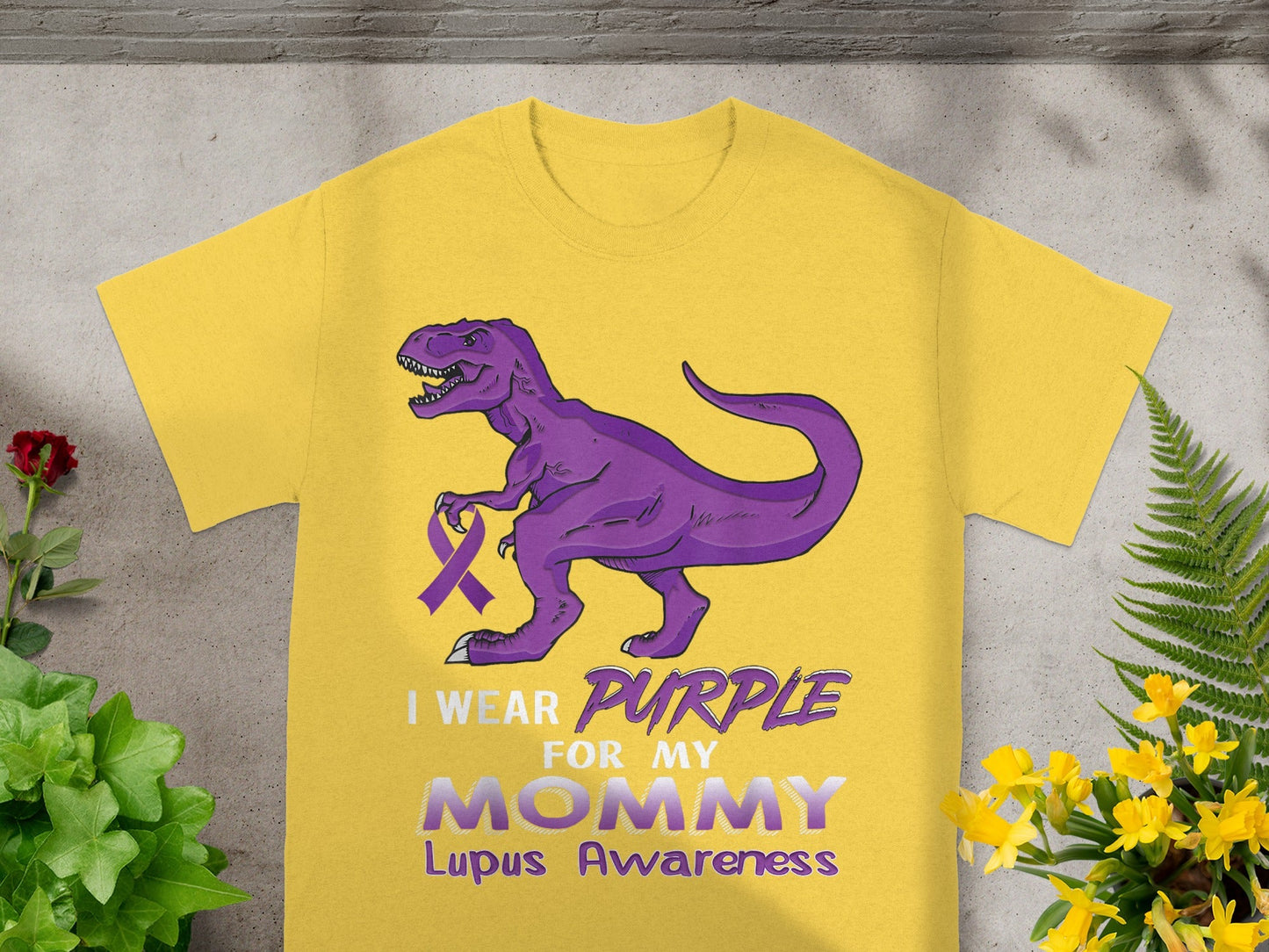 I Wear Purple For My Mommy Lupus Awareness T-shirt