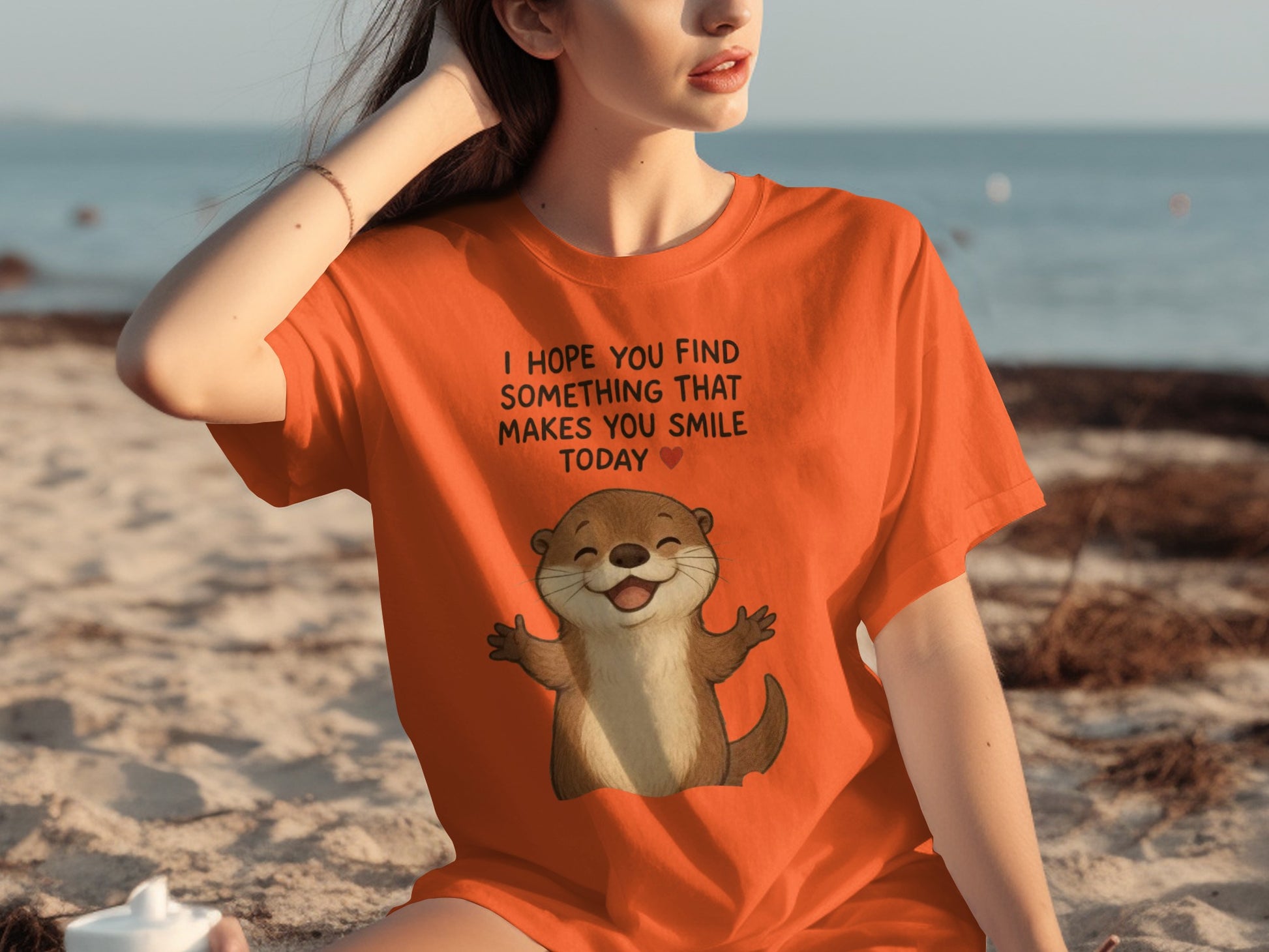 Find Something That Makes You Smile Otter T-Shirt