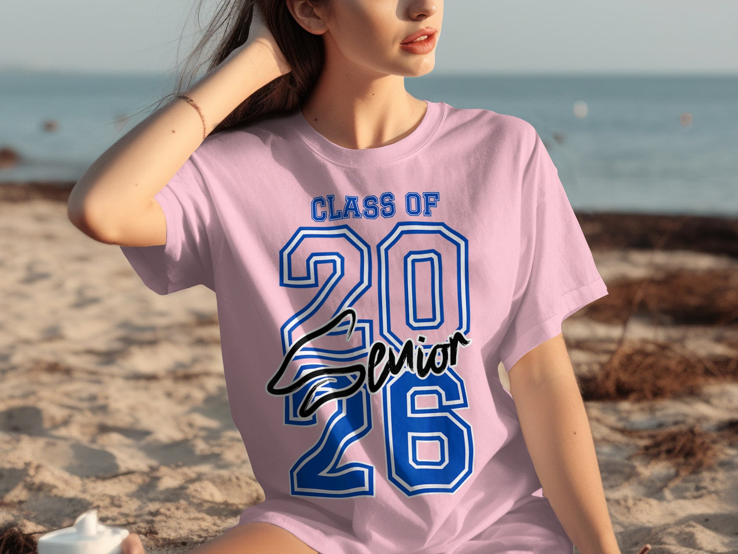 Class of 2026 Senior Stylish Beach Outfit Shirt