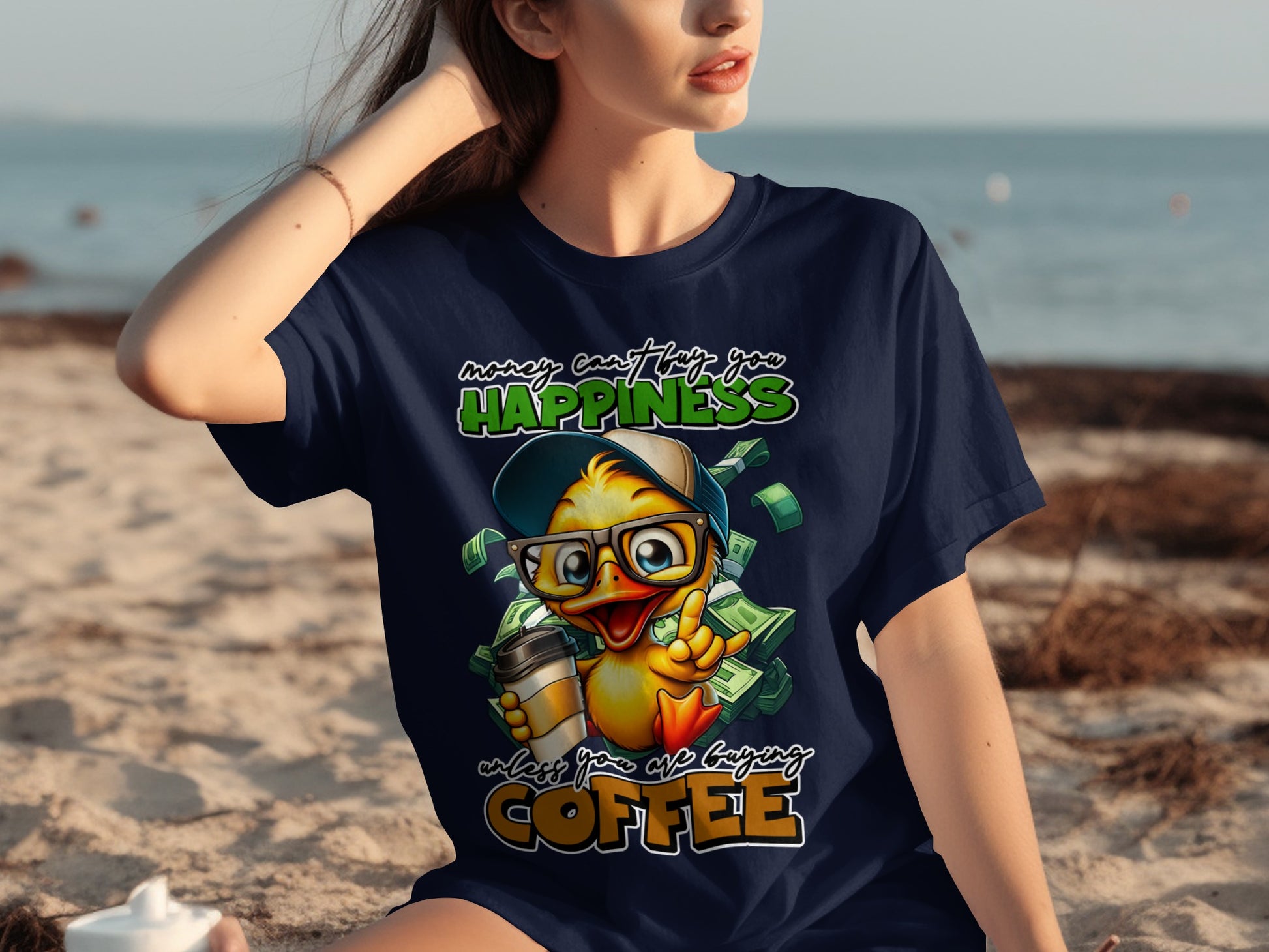 Money Can't Buy You Happiness Unless Buying Coffee Shirt