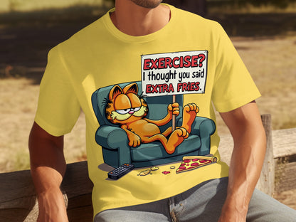 Exercise I Thought You Said Extra Fries T-Shirt
