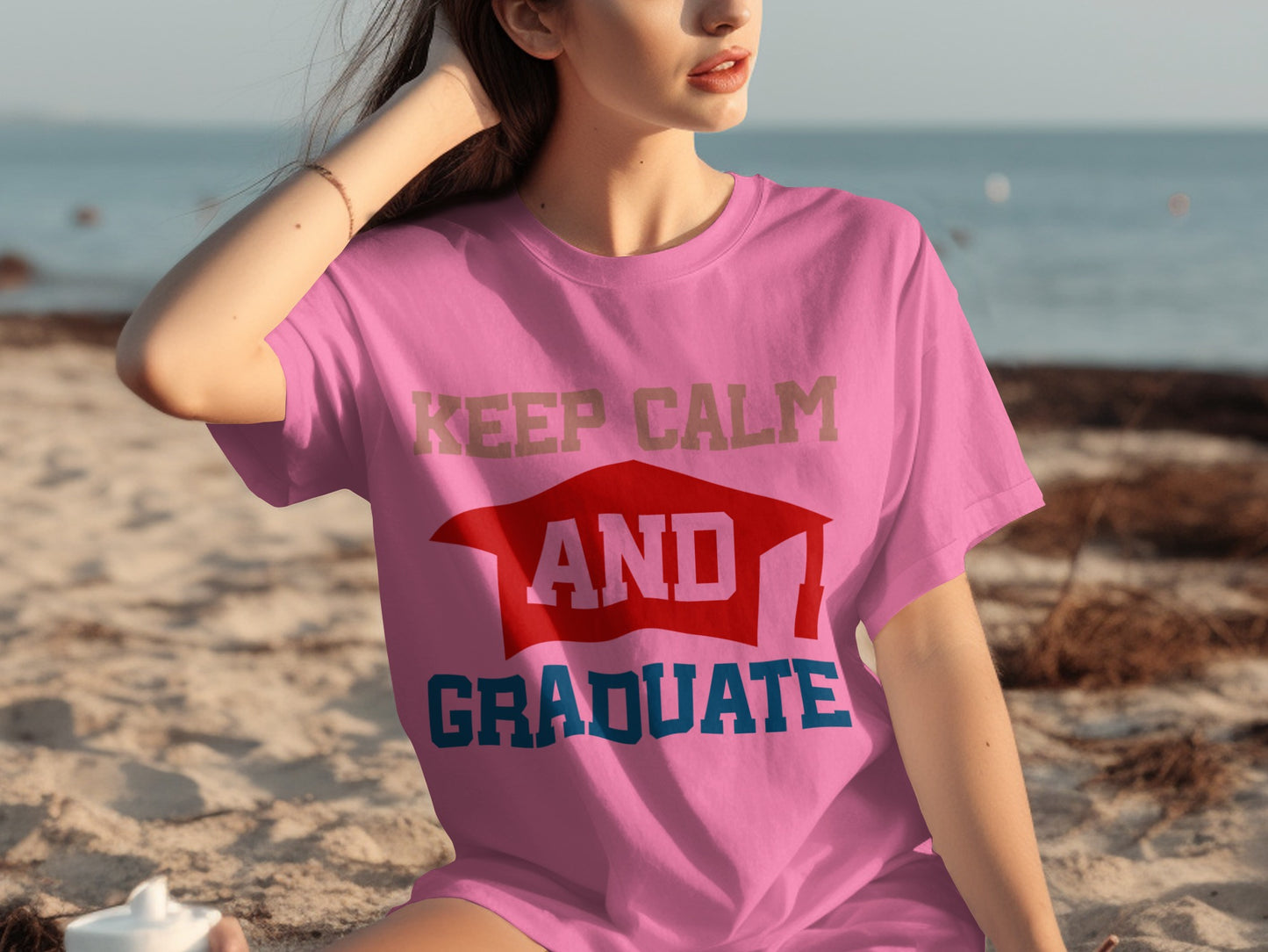 Keep Calm and Graduate Graphic Tee for Graduates