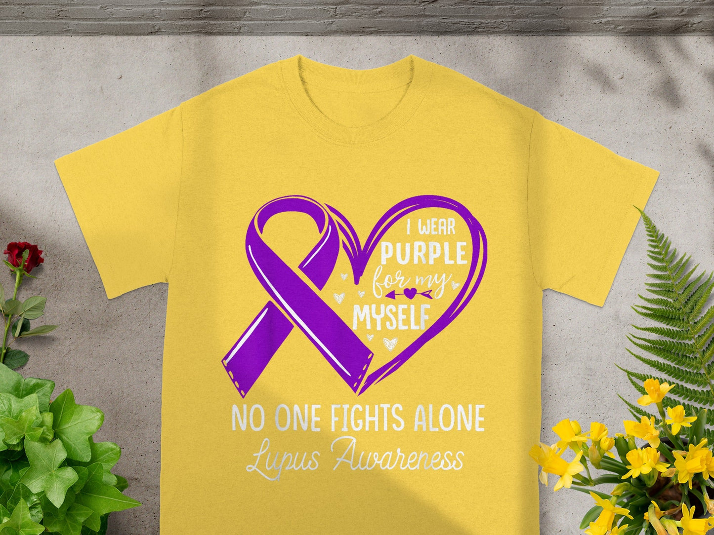 I Wear Purple For Myself Lupus Awareness T-shirt