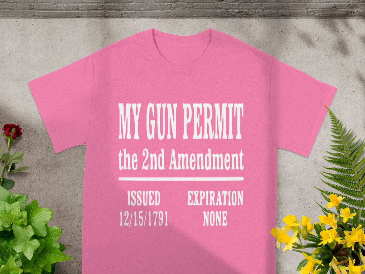 My Gun Permit the 2nd Amendment Issued Expiration Shirt
