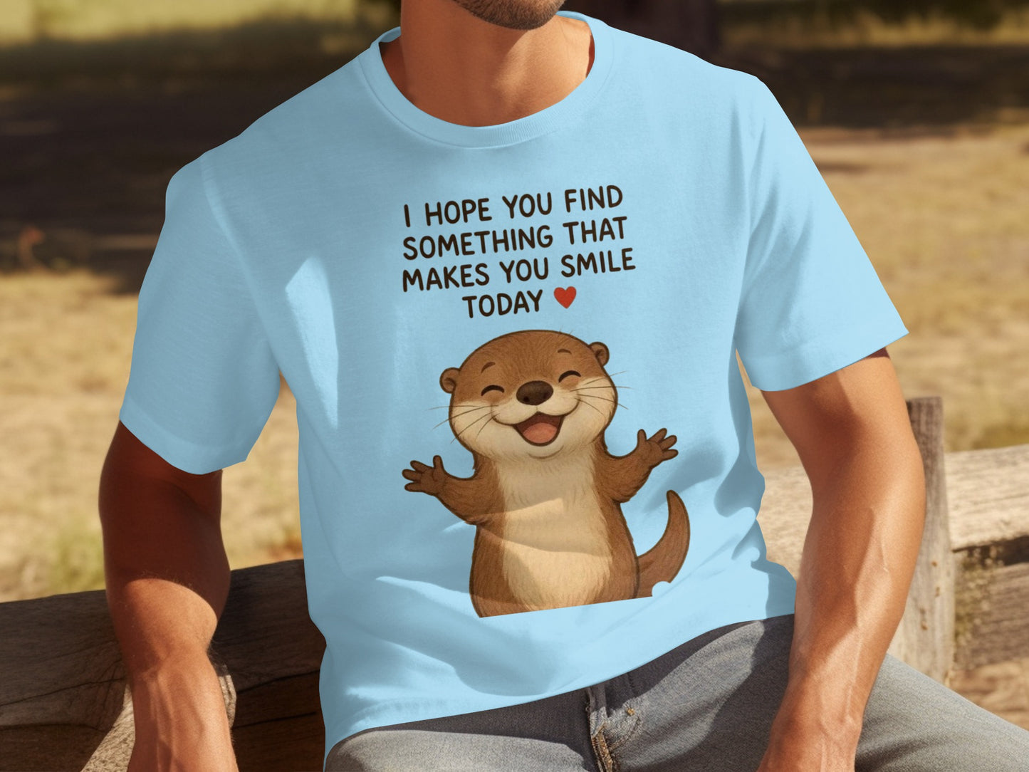 Otter Design I Hope You Find Something Smile Today Shirt