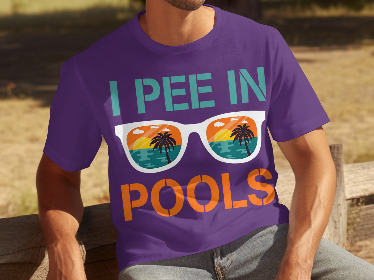 I Pee In Pools Funny Summer Statement T-shirt
